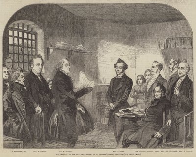Députation au Révérend M. Shore, dans la prison de St Thomas, Exeter - Henry Anelay
